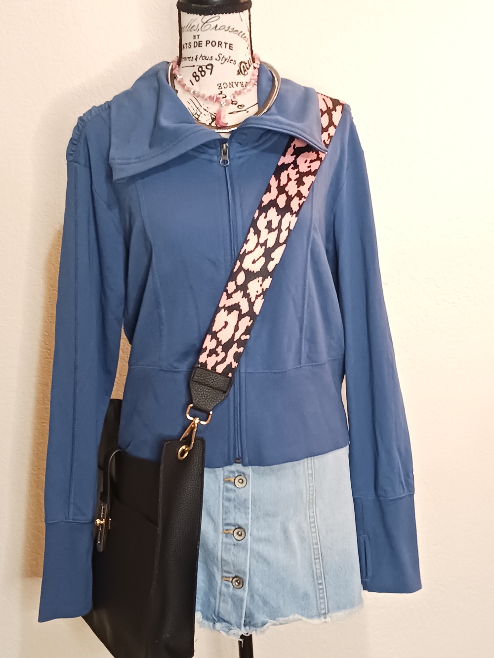 Womens Champion Blue Zip-Up Jacket L